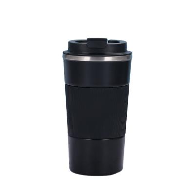 China Durable Coffee Mug Stainless Steel Powder Coating Coffee Mug With Silicon Rubber Case Insulated Stainless Steel Coffee Mugs for sale