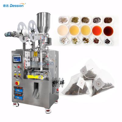 China Hot Selling Food Triangle Shape Tea Bag Packing Machine Nylon Tea Bag Packaging Machine Weighing and Packing Machine for sale