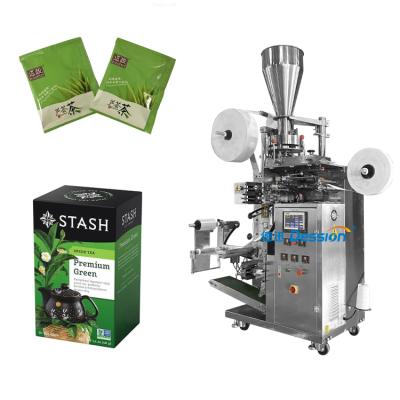 China Automatic Line Sealing Filter Paper Tea Bag Food Dip Tea Bag Packing Machine Label Packing Machine for sale