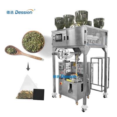 China Food Pyramid Automatic Nylon Tea Bag Packing Machine For Green Tea for sale