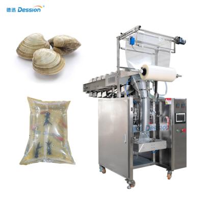 China Hot Selling Hard Shell Bag Package Stainless Steel Bucket Elevator Chain Seafood Mix Packing Machine for sale