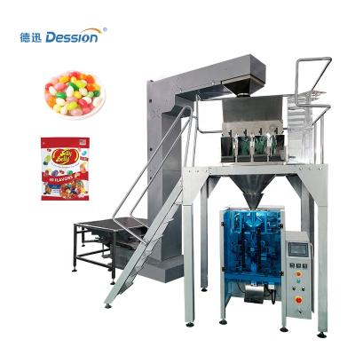 China Automatic Food Washing Powder Plastic Bag Candy Bean Roll Wrapping Machine for sale