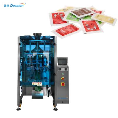 China Hot Sale Flower Tea Packing Machine Four Edge-Sealing Bag Automatic Rotary Food Vending Granuel Packing Machine for sale