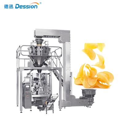 China Automatic Food Potato Chips Pouch Packing Machine Puffed Food Weighing Packaging Machine for sale