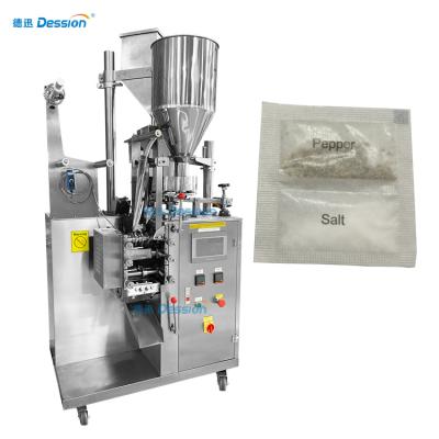 China Ship Adjustable Hot Selling Small Pouch Package Machine Salt and Pepper Sachet Packing Machine Granule Filling Machine for sale