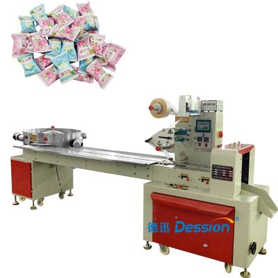 China Food Candy Granule High Speed ​​Flow Gummy Packaging Machine With Automatic Feeding for sale