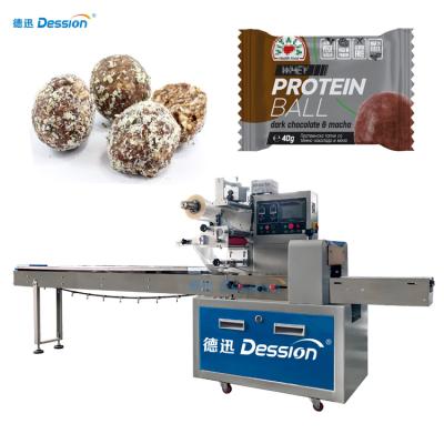 China Hot Sale Food Chocolate Pillow Package Machine Chocolate Wrapping Machine Energy Ball Packaging Machine for sale