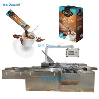 China Easy Operation Hot Sale Instant Coffee Packing Machine In Box Stick Package Display Box Filling Machine Boxing Machinery For Stick Package for sale