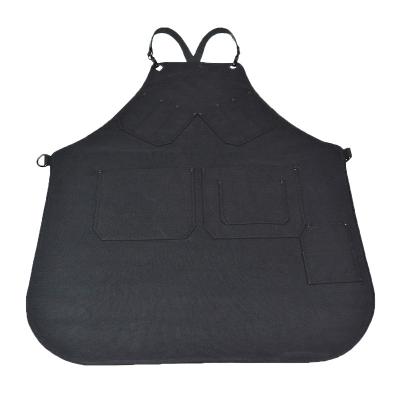 China 2021 Hot Custom Wholesale Chef's Apron Multifunctional Durable Top-end Sale BBQ Cleaning Apron Canvas Aprons for sale