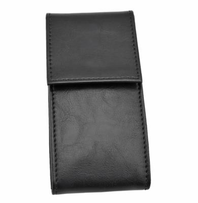 China Portable High Quality Custom Genuine Leather Watch Box Watch Pouch For Travel for sale