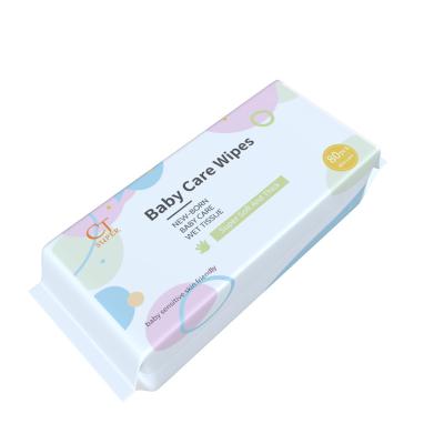 China Non-allergy OEM Custom Organic Baby Wipes Eco Friendly Natural Water Baby Wet Tissue Unscented Baby Wipes Hand Mouth Wipes Manufacturer for sale