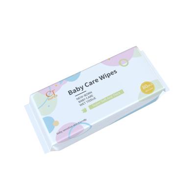 China Wholesale High Quality Soft Spunlaced Runbeier Biodegradable Nonwoven Soft Cleansing Water Wipes Organic Baby for sale