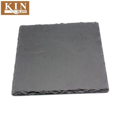 China 20 X 20 Cm Disposable Chinese Selling Slate Square Dish For Wedding for sale