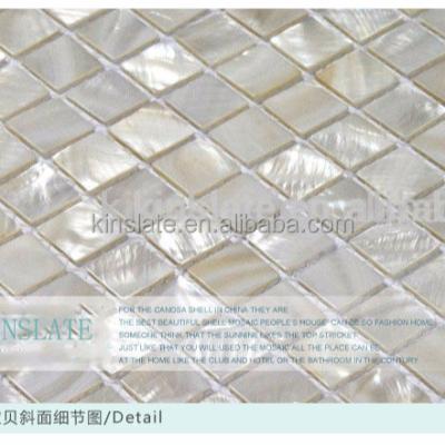 China 2018 Popular Style Shell Parquet Natural White Mosaic Slabs for sale