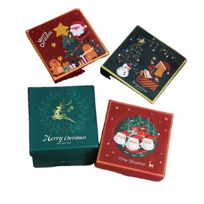 China Recyclable Christmas Decoration Gift Christmas Eve Packaging Box Lid Elevator Paper Box With Outer Bag Foldable Packaging for sale