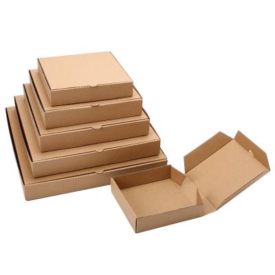 China Recycled Materials Wholesale Customized Disposable Pizza Paper Box Fast Food Paper Box French Fries Sandwich Wrapping Paper Box For Restaurant for sale