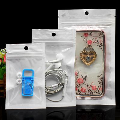 China Plastic Reusable Security Pouch Zipper Bag Sealer Holder For Phone USB Food Customized Logo Printing Clear Bag for sale