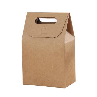 China Customized Materials Recycled Kraft Paper Bag For Bakery Food Cookies Paper Kraft Bag Logo Printing Candy Container for sale