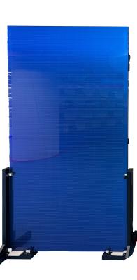 Cina Modulo di vetro fotovoltaico blu Panelli di vetro Bipv temperati a doppio strato 8mm*8mm 460W in vendita