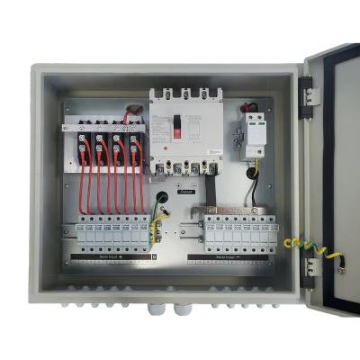 China Instalación en la pared GYPV/4-1 Caja combinadora de CC 50A/63A 550V Adecuada para inversor en venta