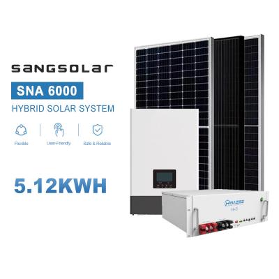 China 6KW 12KW 18KW opslag 10KW compleet off-grid zonnebatterij systeem voor thuis Te koop