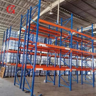 China Industrial Warehouse Shelving Heavy Duty Metal Steel Warehouse Stacking Storage Shelving Rack Industrial Shelves for sale