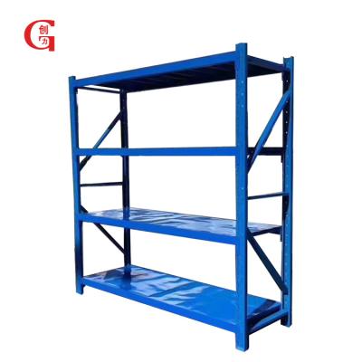 China Factory Direct Sales Heavy Duty Corrosion Protection Shelving Storage Warehouse Shelves And Adjustable Metal Boltless Shelf for sale