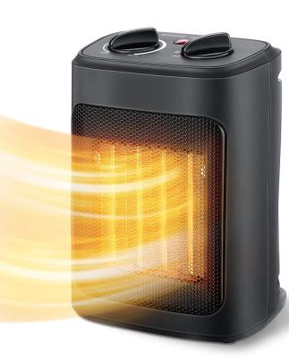 China Hotel Space Heater 1500W Electric Heaters Indoor Portable with Thermostat PTC Fast Heating Room Small Heater for Bedroom and indoor Us for sale