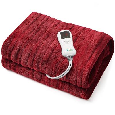 China Hotel Degrees Of Comfort Electric Blanket Throw Blanket Settings Soft Throw  electric blankets for winter for sale