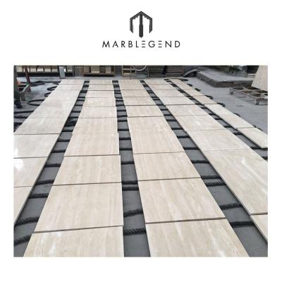 China High Quality Flooring Roman Beige Travertine Pavers Floor And Wall Decoration Decoration Tile for sale