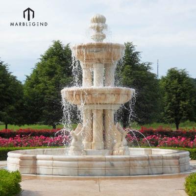 China China traditional high quality cheap sunset product stone fountain garden factory price red marble water fountain for sale