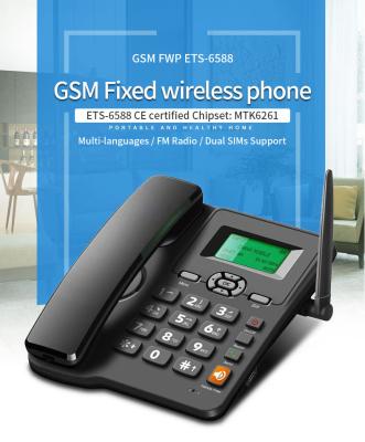 China GSM Fixed GSM FWP-6588 Cordless Phone, Good Quality and Clear Voice GSM FWP-6588 for sale