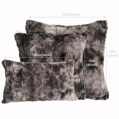 China Sustainable Link Dye Gray Color Decorative Cushions 18