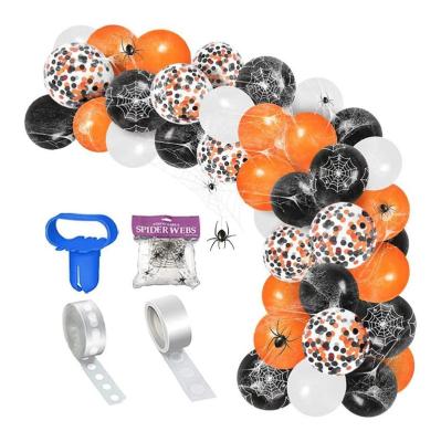 China Halloween party garland set Professional Factory Different Patterns Happy Halloween Diy Festival Decoration Balloons Set for sale