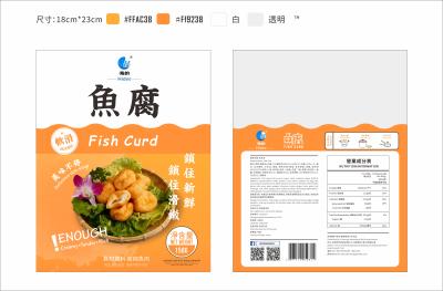 China Fried Snacks Hidee Seafood Frozen Curd Aquatic Products Ocean Foods Fish Tofu Raw Red Shrimp Crayfish Pearl Spot Spicy Fish for sale