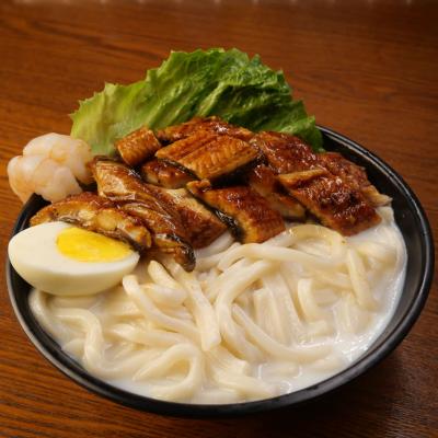 China Hidee natural udon with a variety of fresh vegetables and seafood parwn eel noodles for sale