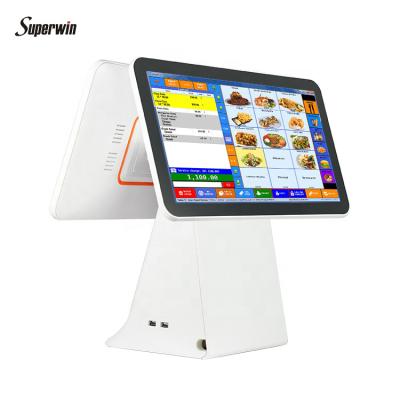 China Supermarket cash payment kiosk restaurant register kiosk ticketing deposit cash printer billing machine for sale