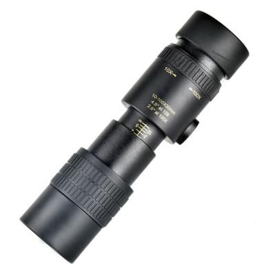 China 10-300X30 Super High Magnification Telephoto Focus Telescope Adult Outdoor Portable Monocular Telescope Civil Waterproof Easy Zoom Telescope for sale