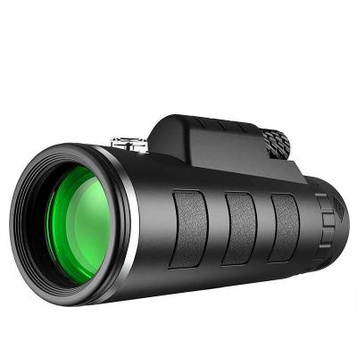 China Hot Selling Factory Price High Quality Low Light Night Vision Monocular Travel\Rise\Camping\Adventure Monocular Telescope For Mobile Phone With Tripod And Phone Clip for sale