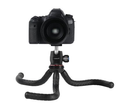 China Portable Flexible Flexible Octopus Mobile Phone Camera Tripod Stand with Phone Holder for Video Camera Vlogging Tripod for sale