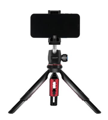 China Lightweight Mini Extended Table Tripod Adjustable Portable Projector Mount and Gopro Mount with 1/4