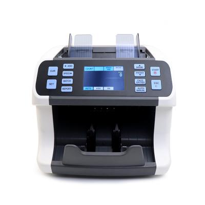 China Bill Counting Machine Cash Counter Portable Front Loading Mix Value Counter FJ-666 for sale