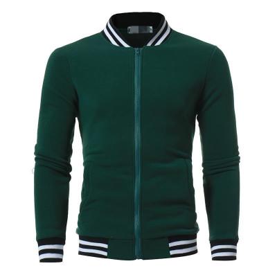 China Sustainable Wholesale custom cotton mens slim fit college baseball jacket for sale