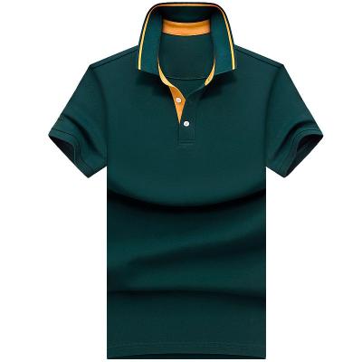 China Anti-wrinkle custom high quality polo style men t shirts with short sleeve for sale