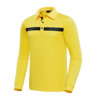 China Anti-wrinkle Wholesale Golf Shirts Short Sleeves Strips Polo Style Golf Clothing Polo Shirts for sale