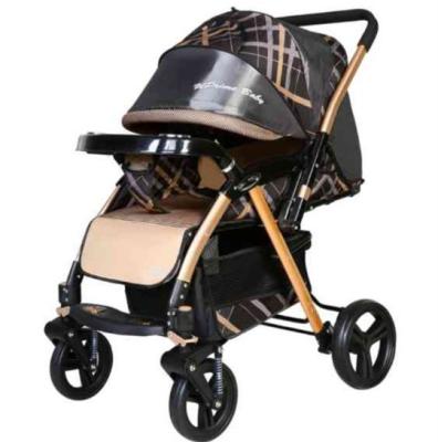 China Polyester low price and new popular baby stroller 3 in 1 twin baby stroller with umbrella for sale