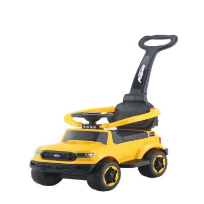 China Ride on toy battery and motor power baby ride on car with push bar and guard have music and light for sale