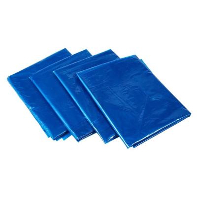 China Waterproof Wholesale Industrial Blue Heavy Duty Clear Plastic Packaging PE Pallet Cover Bags for sale