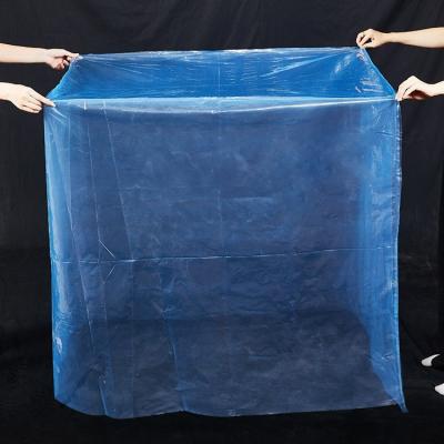 China Waterproof Custom Design Rust Proof Plastic Waterproof PE Pallet Cover Big Bags for sale