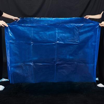 China Waterproof Convenient Large Resistance PE Heat Shrink Plastic Waterproof Pallet Covers Bag for sale